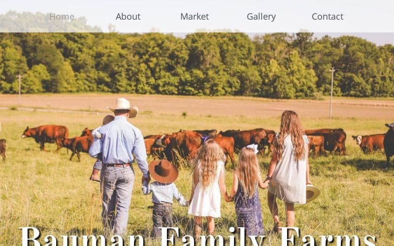 Bauman Family Farms — pasture-raised beef producer in Illinois