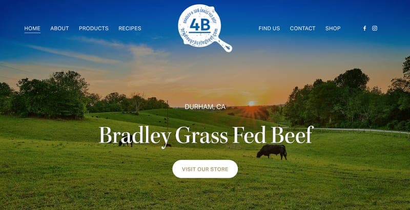 Bradley and Son Grass Fed Beef — pasture-raised beef in NV
