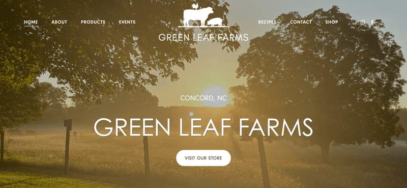 Green Leaf Farms — pasture-raised beef producer in Concord, North Carolina
