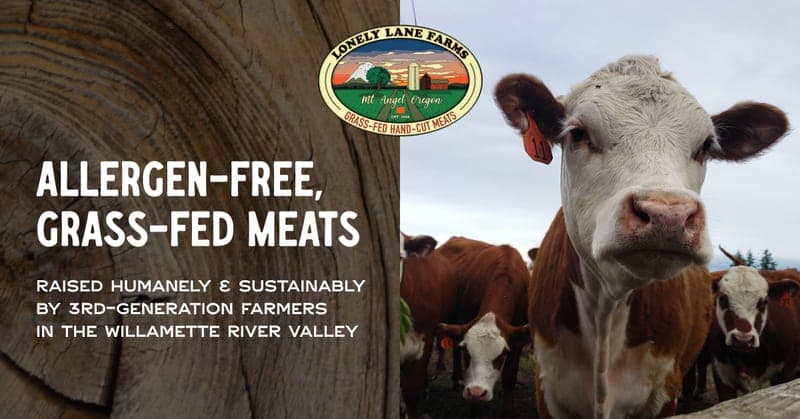 Lonely Lane Farms — pasture-raised beef in Mt. Angel, OR